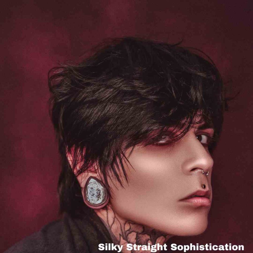 Asian hairstyles men  Silky Straight Sophistication