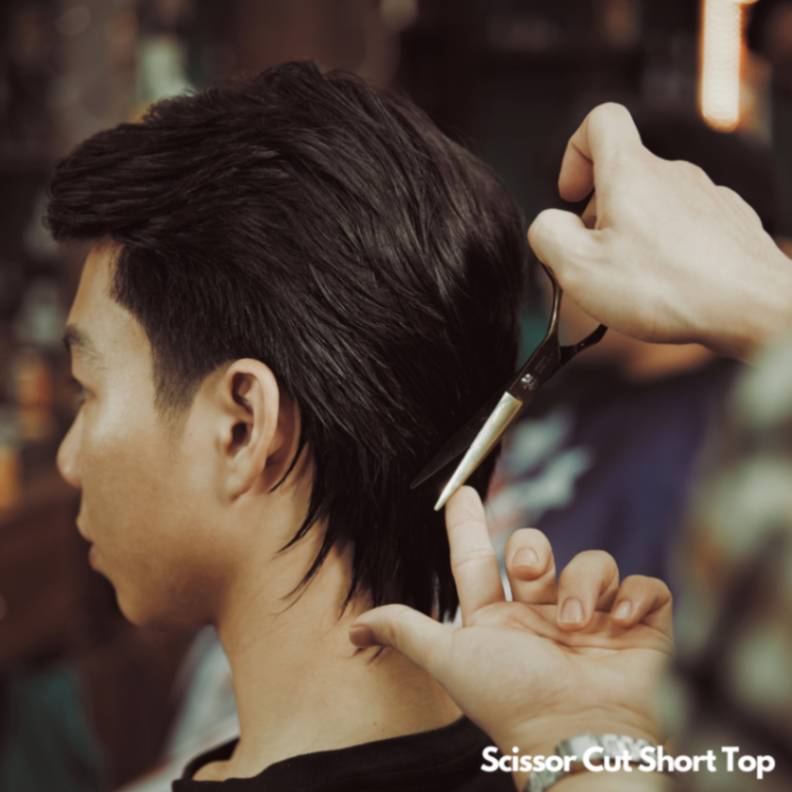 Scissor Cut Short Top, a refined trim in best black boy haircuts